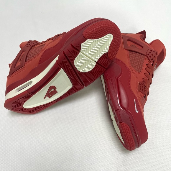 Men’s Orange-Red Athletic Sneakers Shoes -Brand New Retro 4 Brick by Brick - Picture 7 of 10